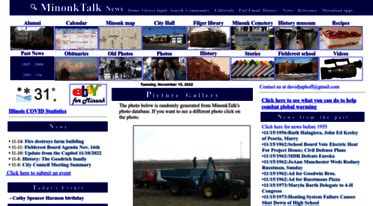com in connection with the Minonk, Illinois Sesquicentennial Celebration 1854-2004. . Minonk talk
